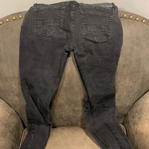 mens black skinny jeans